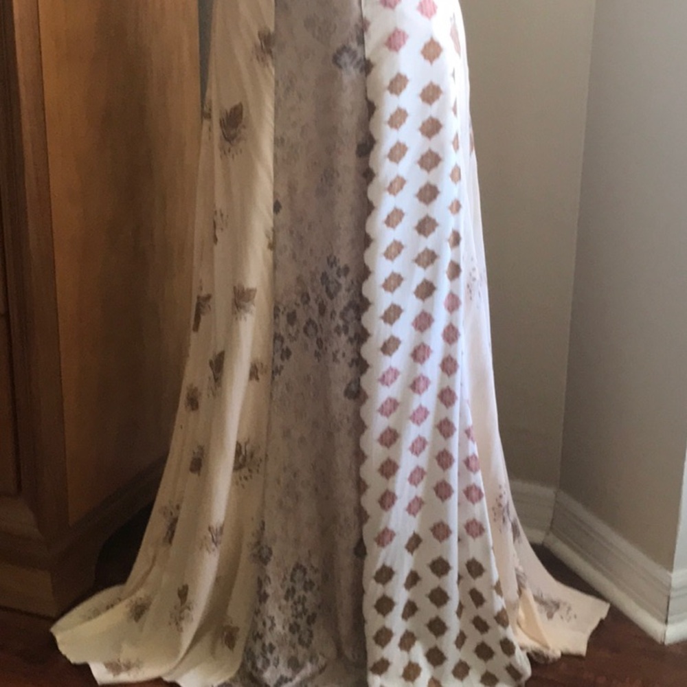 Free People Technicolor Trumpet Skirt - Picture 3 of 4